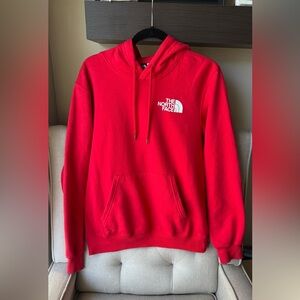 The North Face Men’s red hoodie size Small
